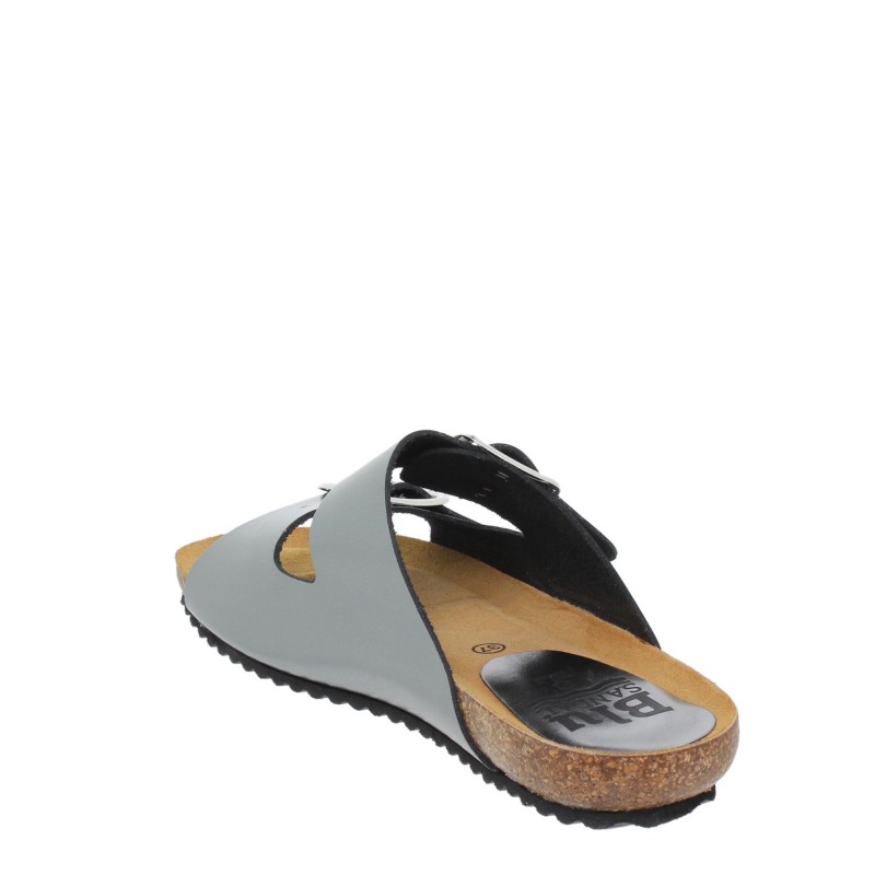 7370896MET – Sandalia Plana Bio Mujer Plomo