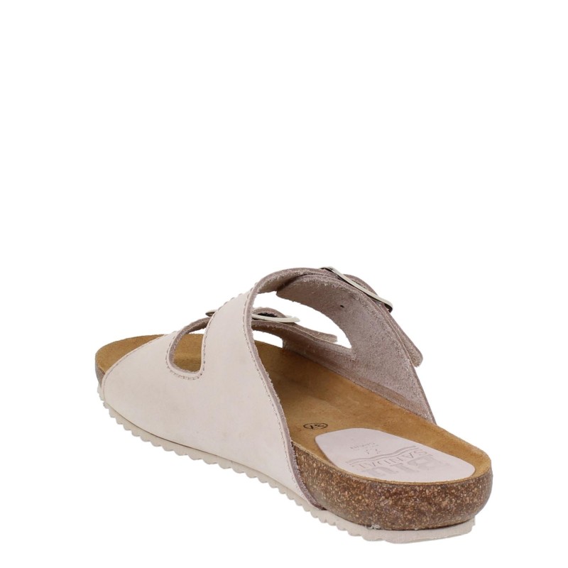 5940896BLU - Sandalia Plana Bio Mujer Arena