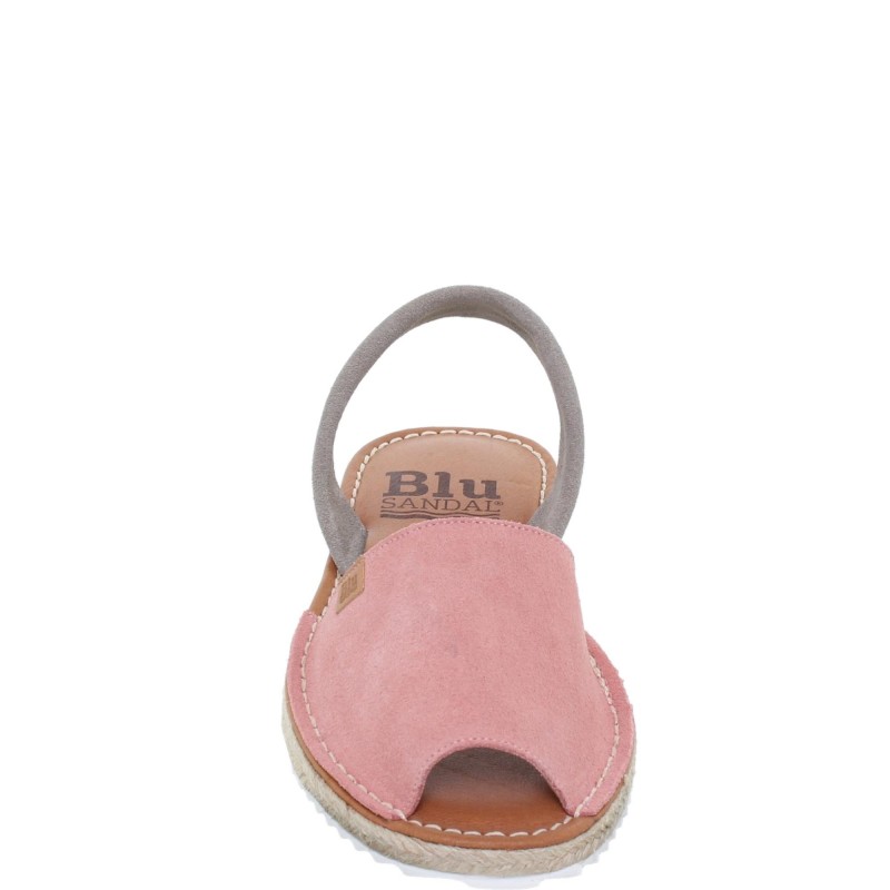 15202BLU - Menorquina Plana Mujer Rosa