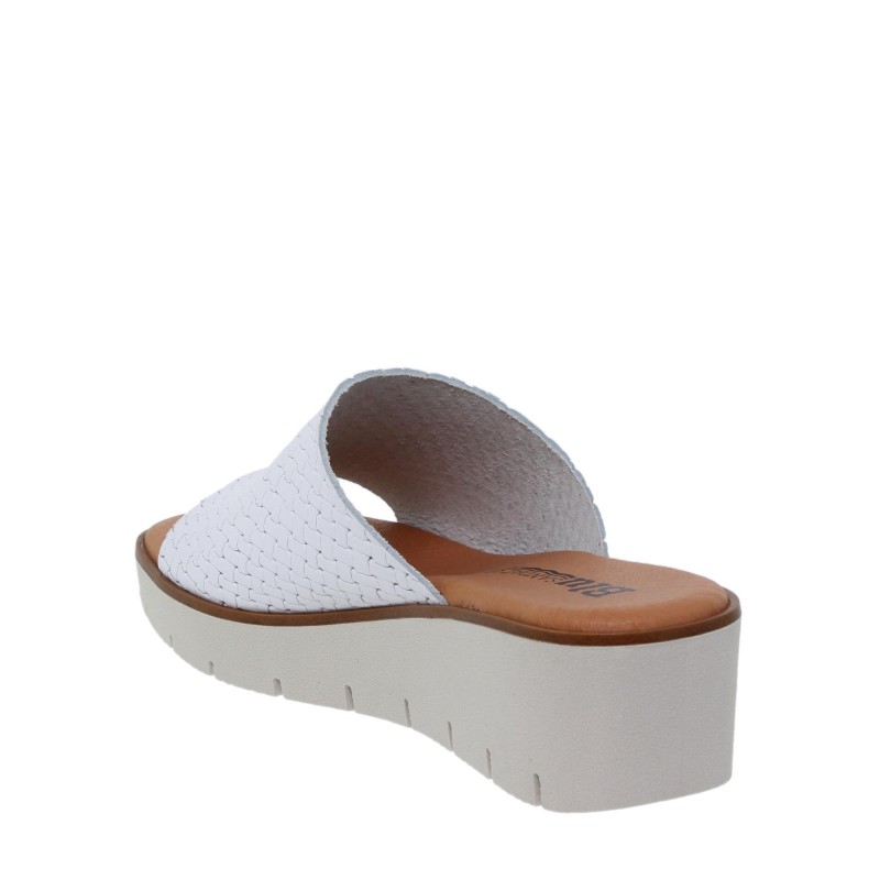 991024802BL - Sandalia Señora Piel Blanco