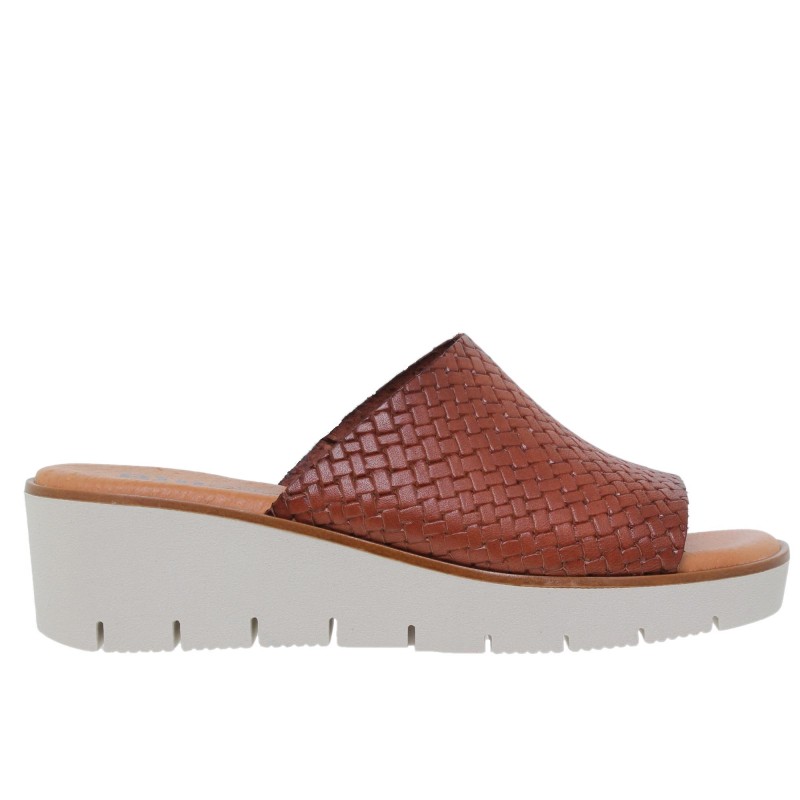 991024802BLU - Sandalia Señora Piel Cuero