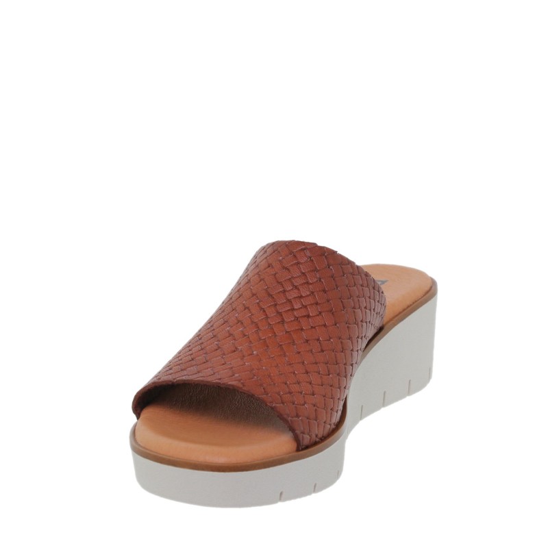 991024802BLU - Sandalia Señora Piel Cuero