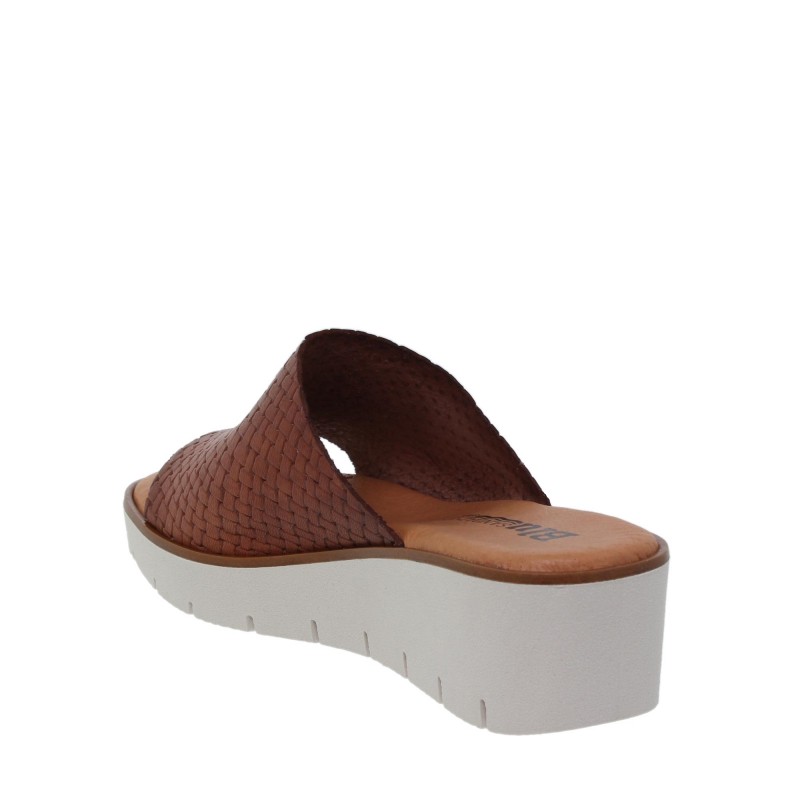 991024802BLU - Sandalia Señora Piel Cuero