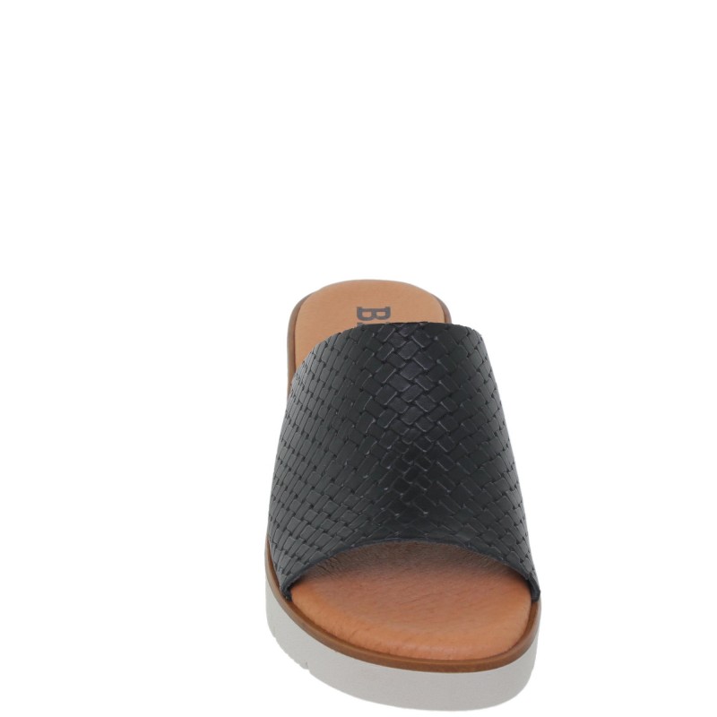 991024802BLU - Sandalia Señora Piel Negro