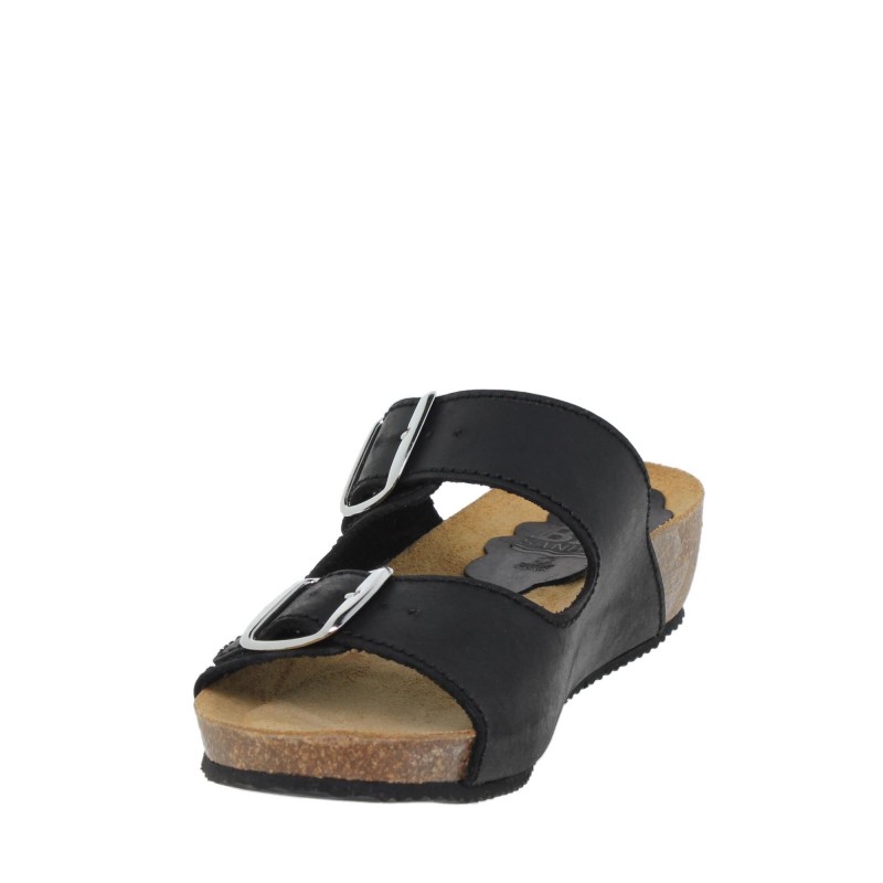 2370701BLU - Sandalia Señora Piel Negro
