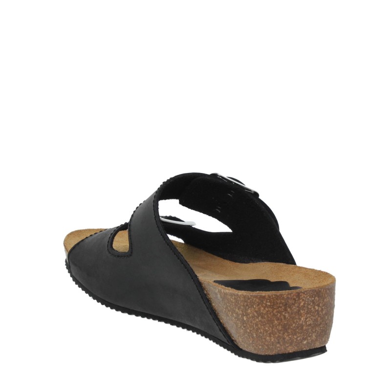 2370701BLU - Sandalia Señora Piel Negro