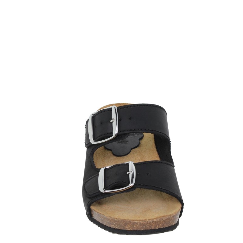 2370701BLU - Sandalia Señora Piel Negro