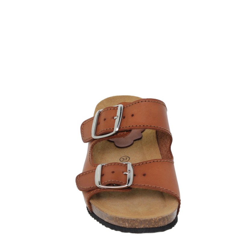2370701BLU - Sandalia Señora Piel Cuero