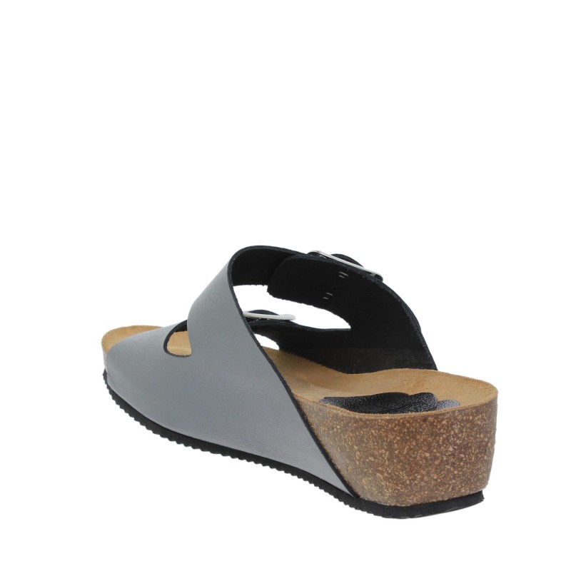 2370701BLU - Sandalia Señora Piel Plomo