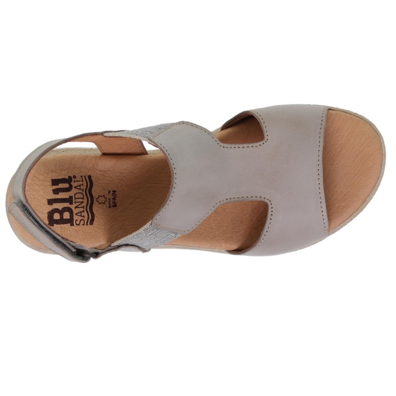 99603701BLU - Sandalia Señora Piel Hielo