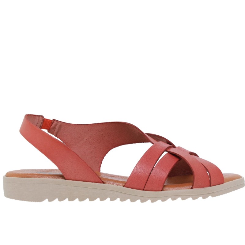 545024925BLU - Sandalia Señora Piel Coral