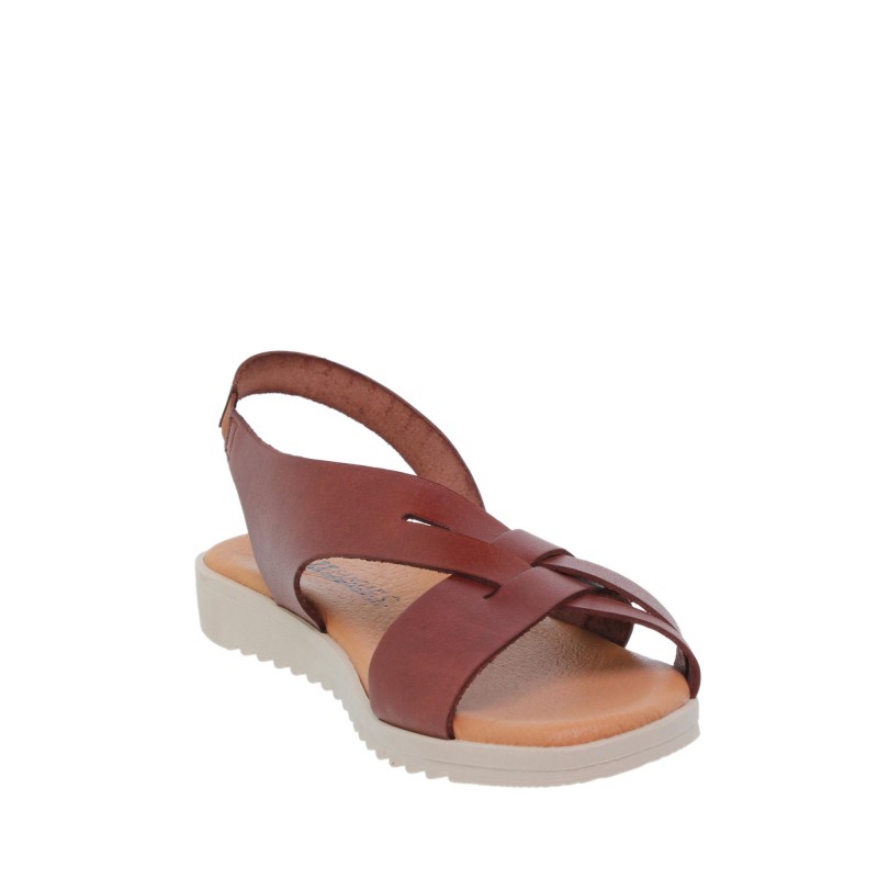 545024925BLU - Sandalia Señora Piel Cuero