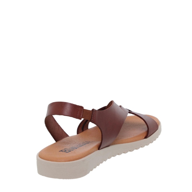 545024925BLU - Sandalia Señora Piel Cuero