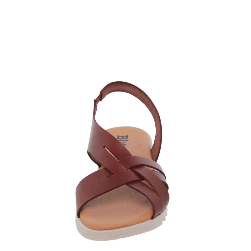 545024925BLU - Sandalia Señora Piel Cuero