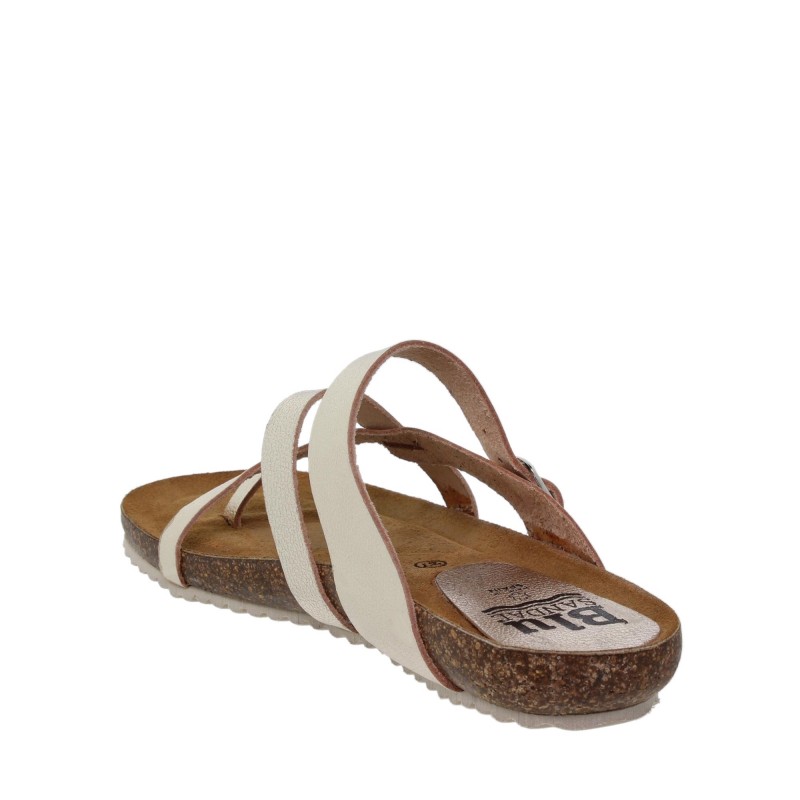 42108930BLU - Sandalia Señora Piel Platino
