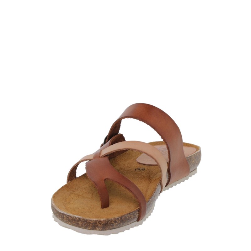 42108930BLU - Sandalia Señora Piel Multicuero