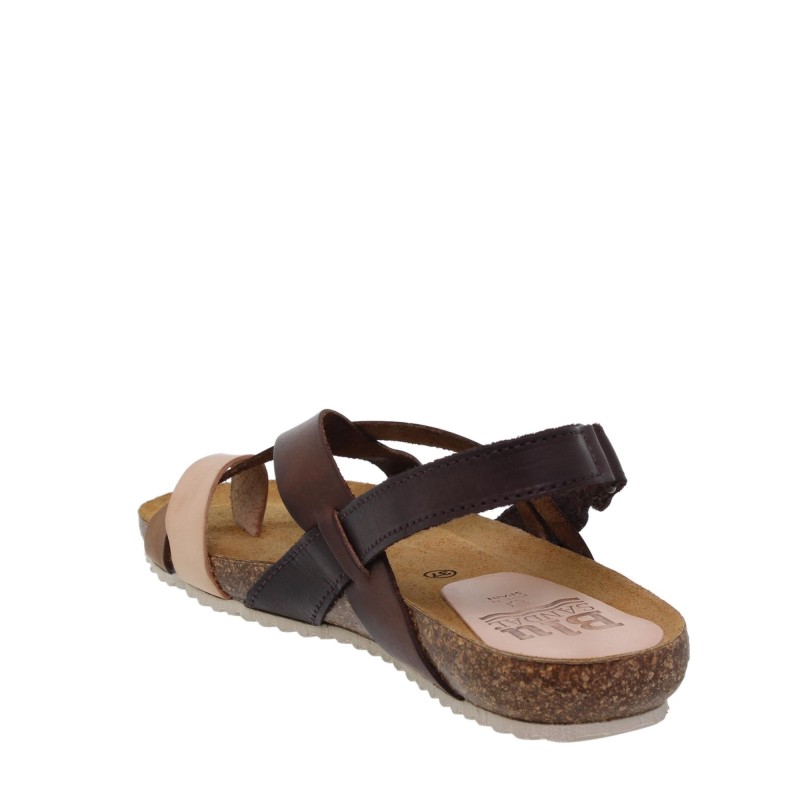 14708300BLU - Sandalia Señora Piel Multicuero