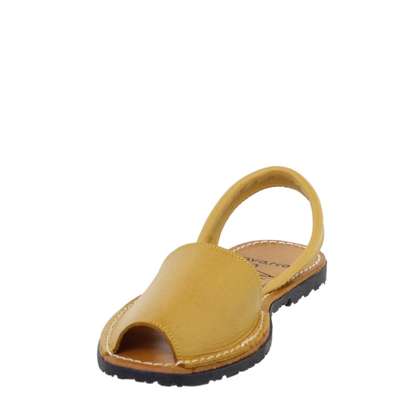 2010-s - Menorquina Plana Mujer Amarillo