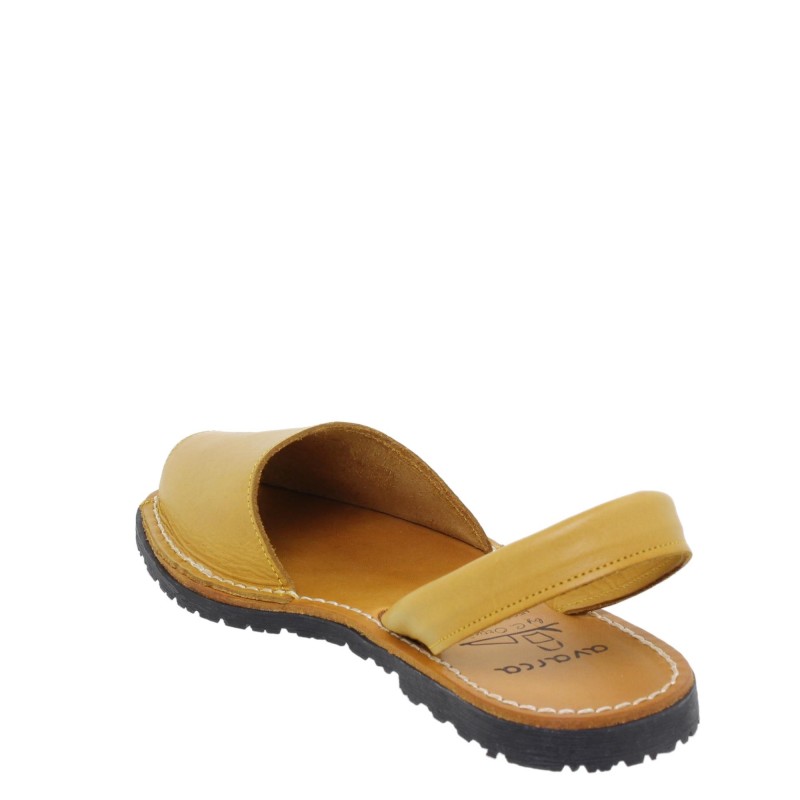 2010-s - Menorquina Plana Mujer Amarillo