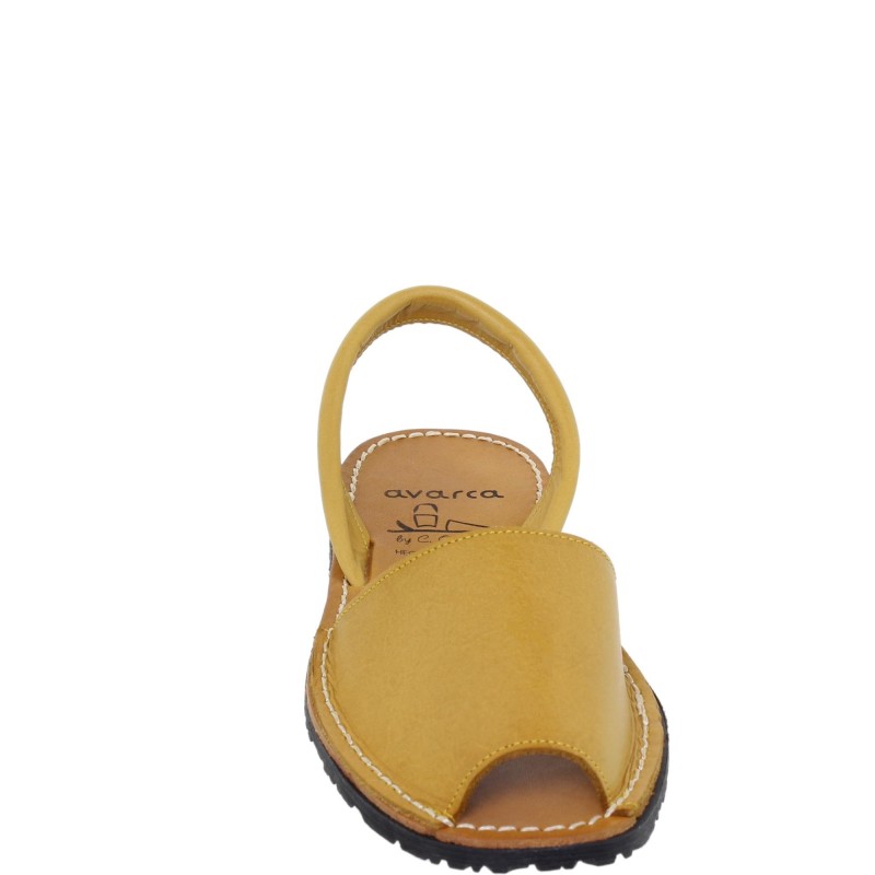 2010-s - Menorquina Plana Mujer Amarillo