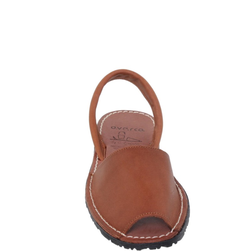 2010-s - Menorquina Plana Mujer Cuero