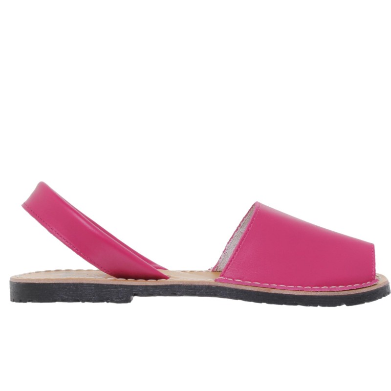 201 - Menorquina Plana Mujer Fuxia