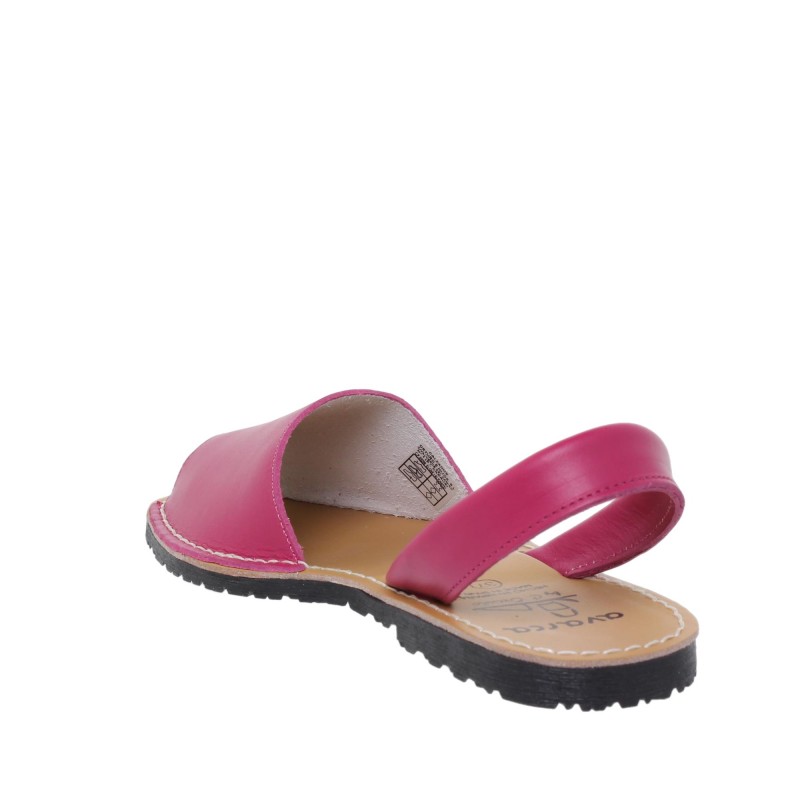 201 - Menorquina Plana Mujer Fuxia