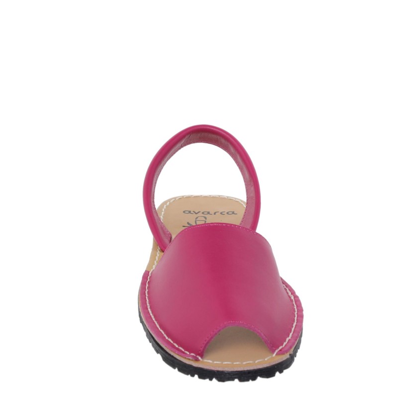 201 - Menorquina Plana Mujer Fuxia