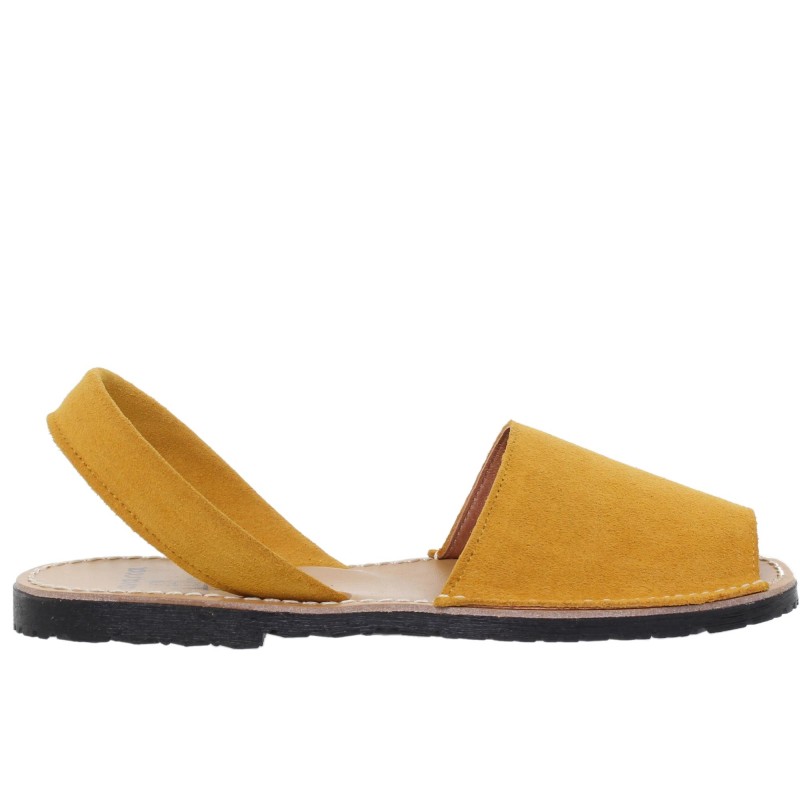 202AV - Menorquina Plana Mujer Amarillo