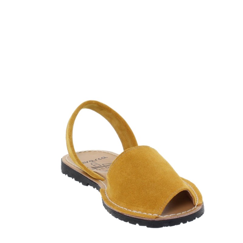 202AV - Menorquina Plana Mujer Amarillo