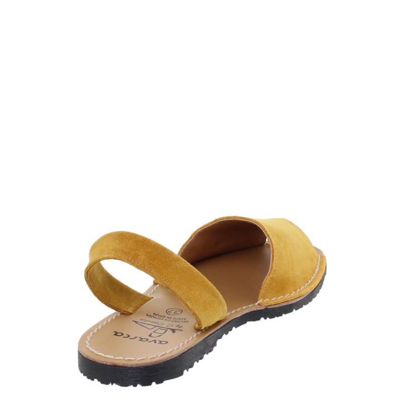 202AV - Menorquina Plana Mujer Amarillo