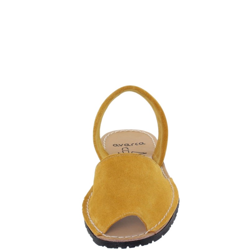 202AV - Menorquina Plana Mujer Amarillo