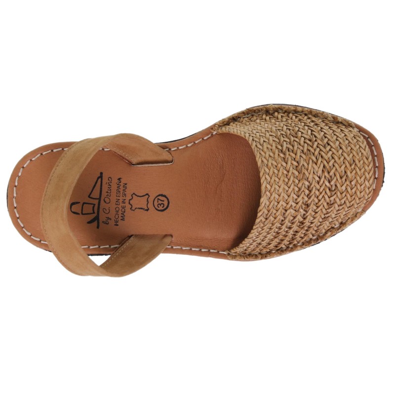 20403550AV - Menorquina Cuña Mujer Cuero