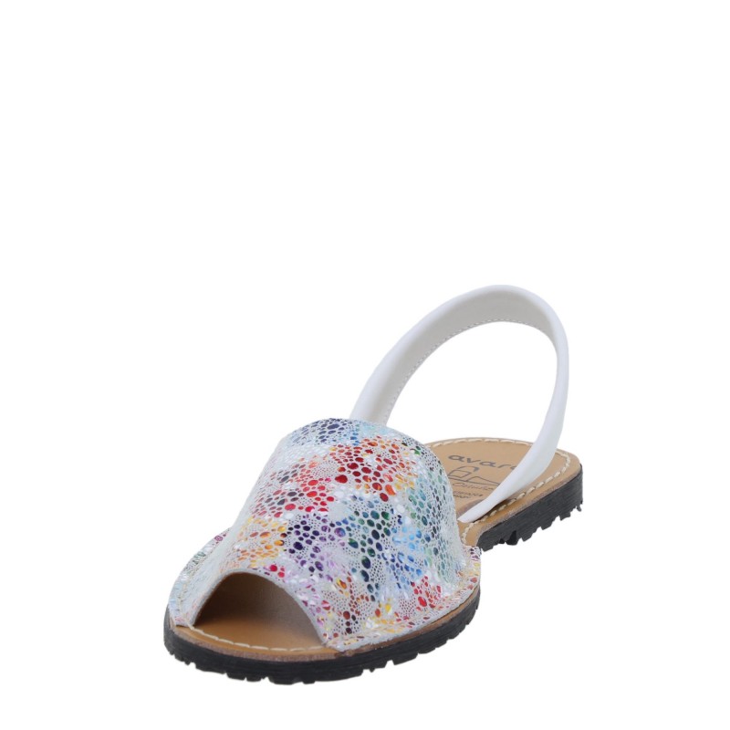 2510505AV - Menorquina Plana Mujer Multicolor