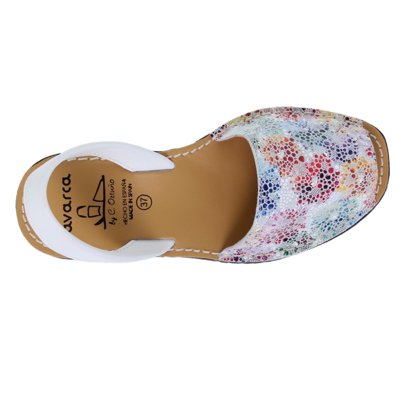 2510505AV - Menorquina Plana Mujer Multicolor
