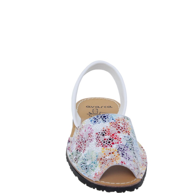 2510505AV - Menorquina Plana Mujer Multicolor