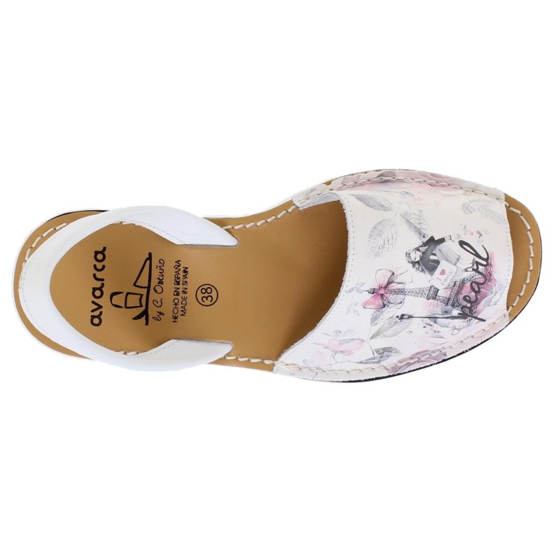 331AV - Menorquina Plana Mujer Multicolor