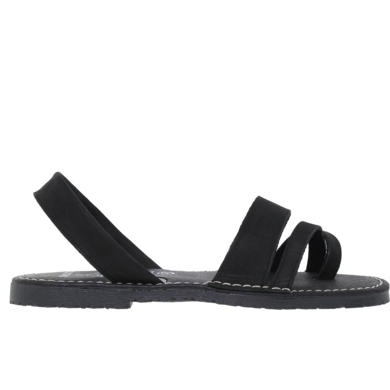 33502552AV - Menorquina Plana Mujer Negro