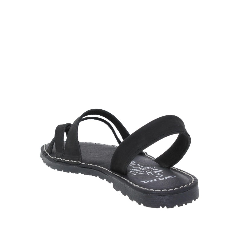 33502552AV - Menorquina Plana Mujer Negro