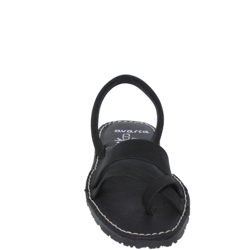 33502552AV - Menorquina Plana Mujer Negro