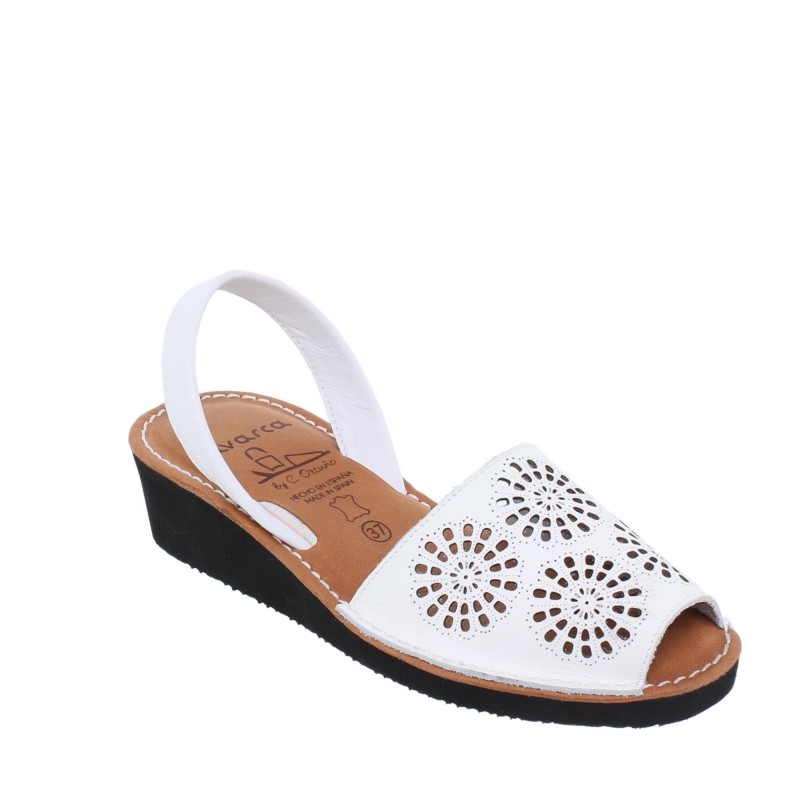 3471AV - Menorquina Cuña Mujer Blanco