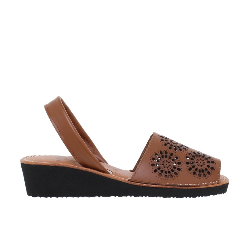 3471AV - Menorquina Cuña Mujer Cuero