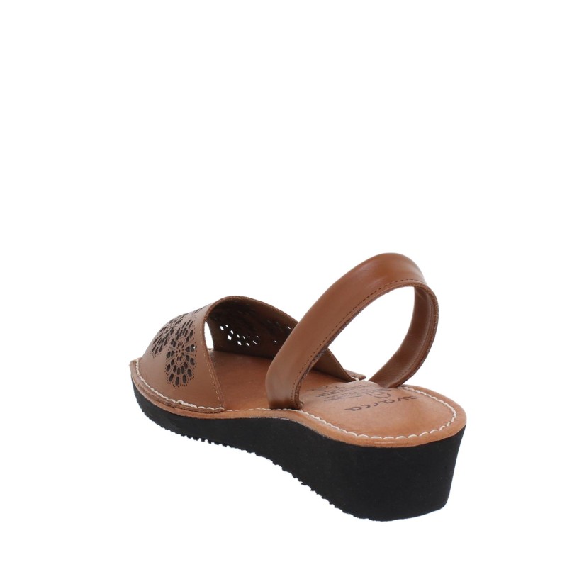 3471AV - Menorquina Cuña Mujer Cuero