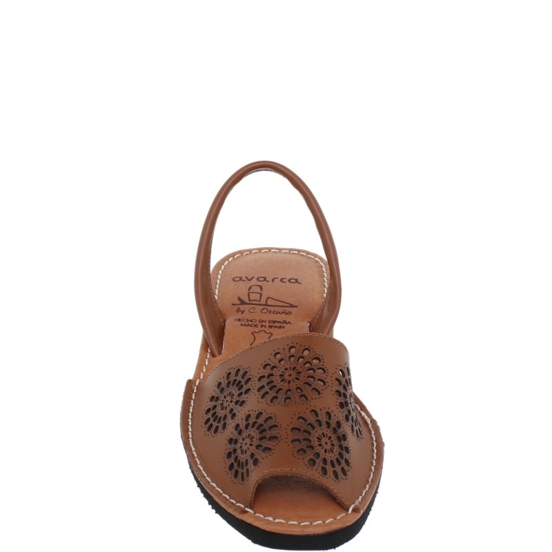 3471AV - Menorquina Cuña Mujer Cuero