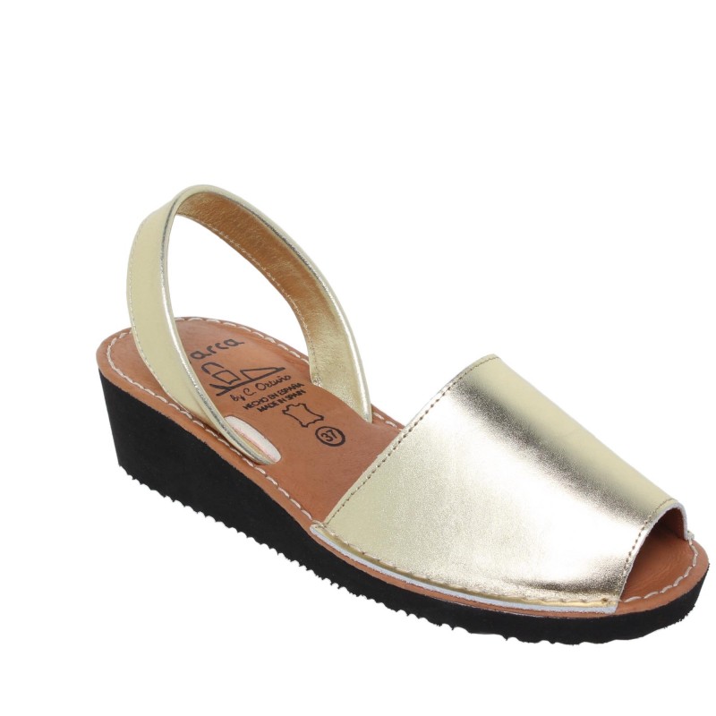36503190AV - Menorquina Cuña Mujer Oro