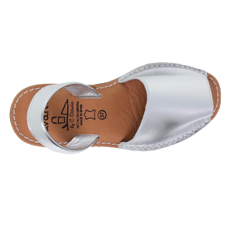 36503190AV - Menorquina Cuña Mujer Plata