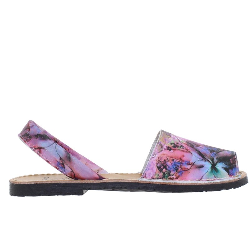 457AV - Menorquina Plana Mujer Multicolor
