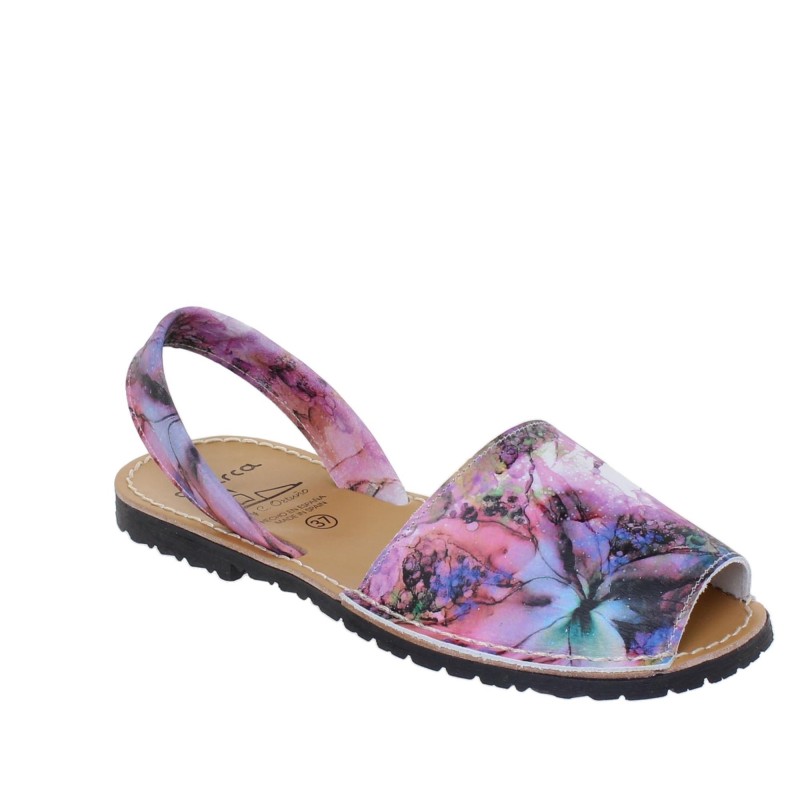 457AV - Menorquina Plana Mujer Multicolor