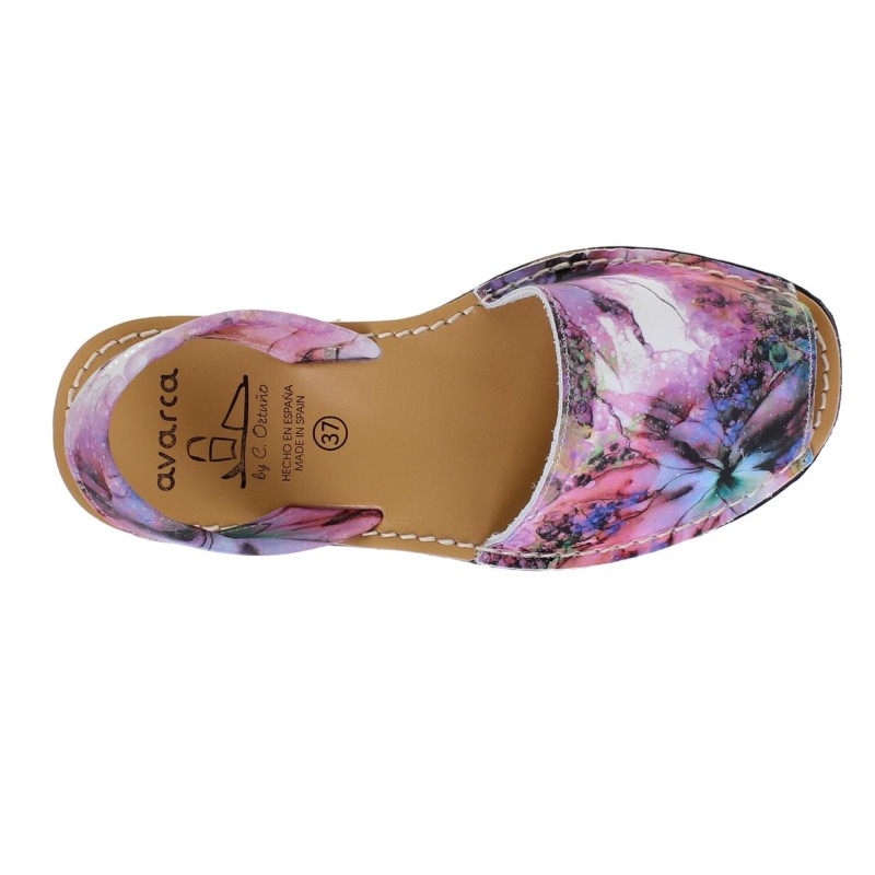 457AV - Menorquina Plana Mujer Multicolor