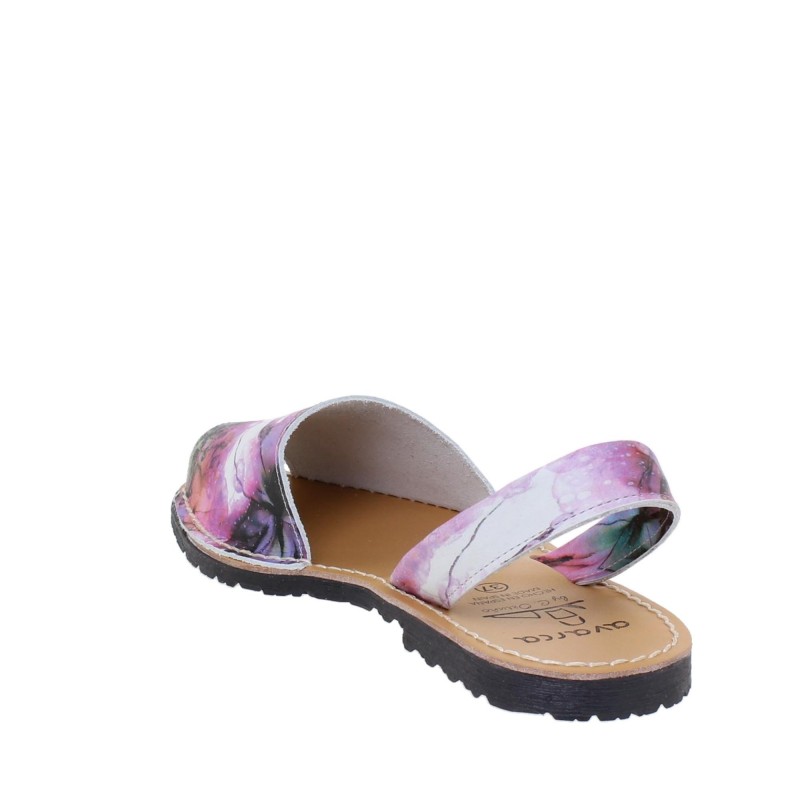 457AV - Menorquina Plana Mujer Multicolor